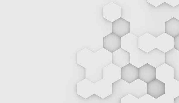 Abstract hexagons 3D Abstract hexagons hexagon photos stock pictures, royalty-free photos & images
