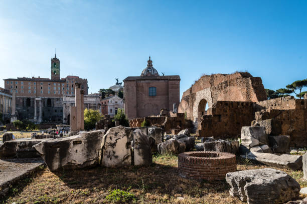 istock View of Forum of Rome 857699606