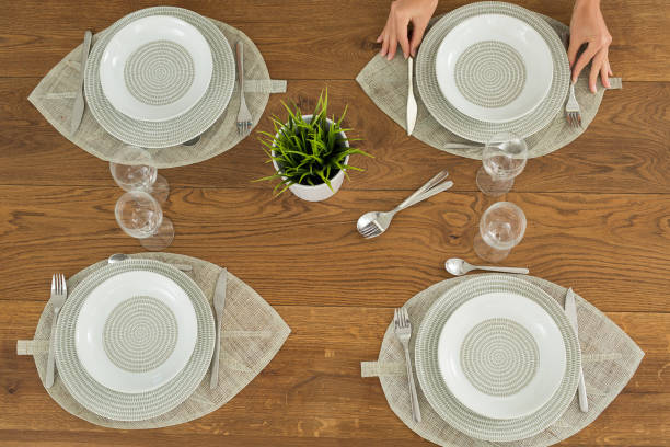 istock top view of people preparing lunch table 857716372