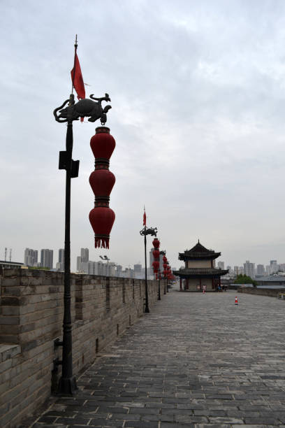 istock The view around Xi'An City Wall during cloudy day 857719752