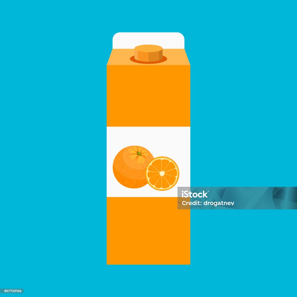 Vecteur de jus d'orange illustration - clipart vectoriel de Jus d'orange libre de droits