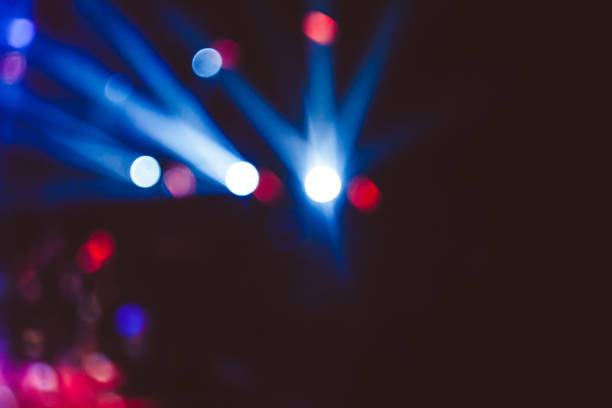 istock searchlights at a concert 857720312