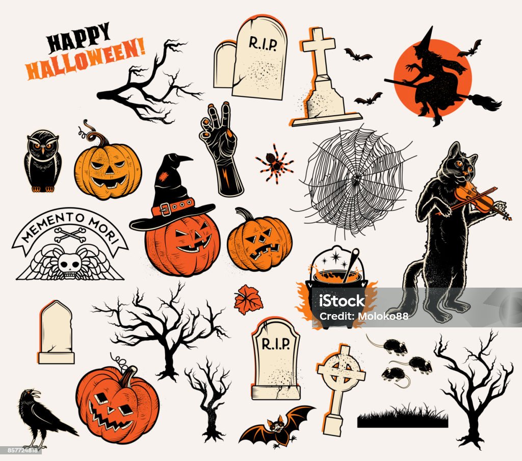 Nhân Vật Halloween Hình Minh Họa Vector Hình minh họa Sẵn có - Tải ...