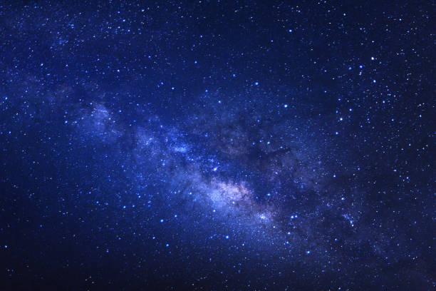 istock Close up Milky Way, Long exposure photograph.with grain 857733070