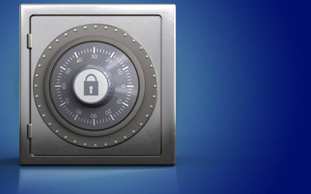 istock 3d metal safe metal safe 857739036