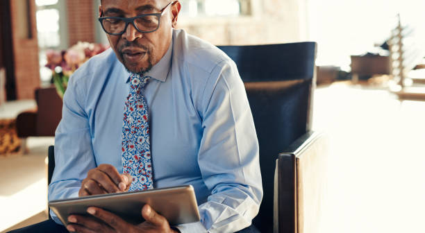 istock How he stays organised and up to date 857739628