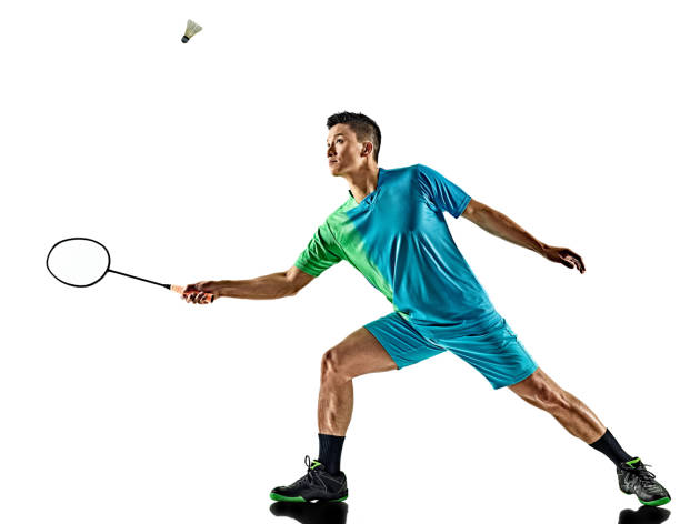 istock asian badminton player man isolated 857743926