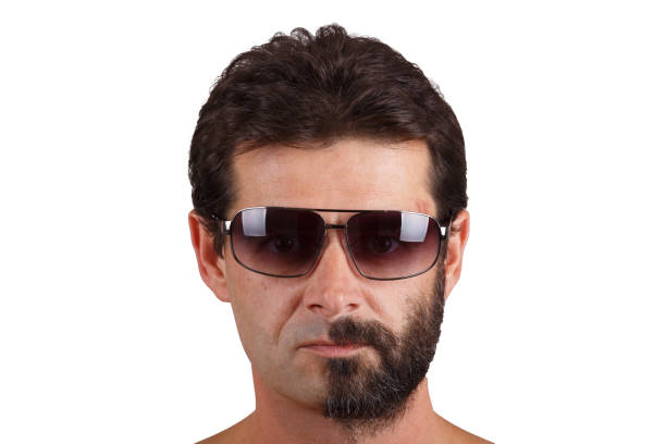 istock portrait of man with half shaved face 857747102