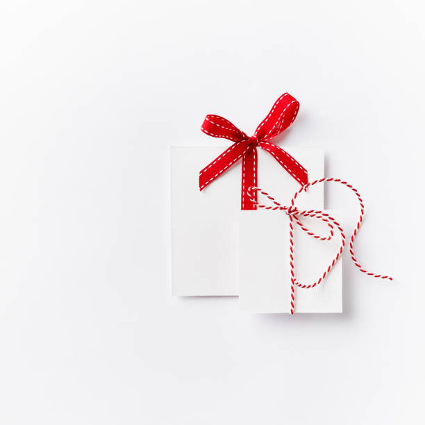 istock Handmade paper Christmas Presents with ribbons 857747928