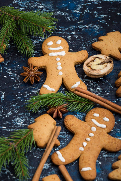 istock Christmas gingerbread man cookies 857750744