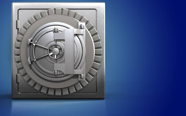 istock 3d metal safe metal safe 857762926