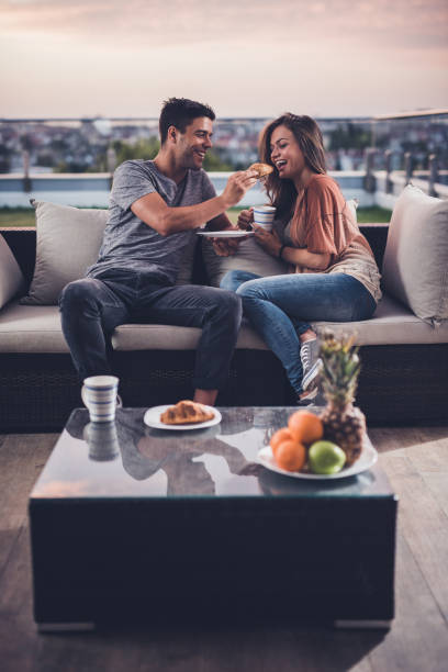 istock Here, take a bite of croissant honey! 857763086