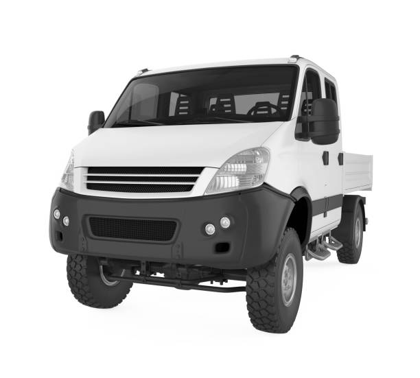 istock White Pickup Truck Isolated 857763108
