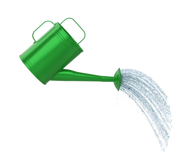istock Watering Can Pouring Water Isolated 857763786