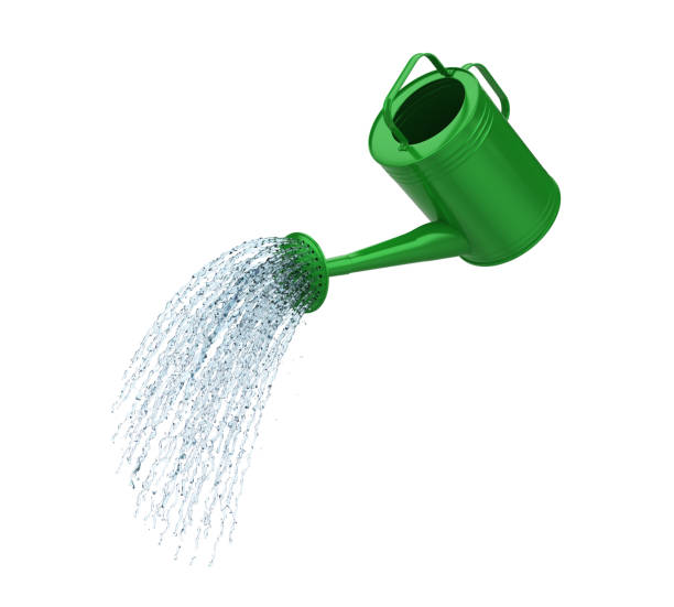 istock Watering Can Pouring Water Isolated 857766224