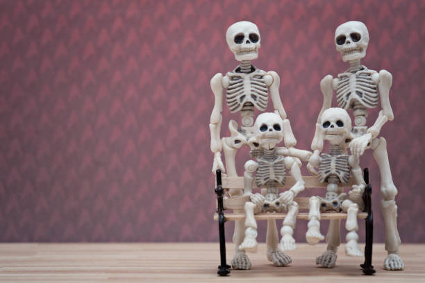 istock Skeleton family portrait 857766790