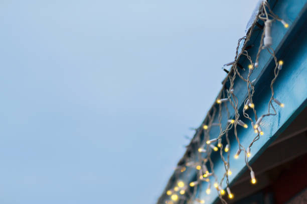 istock Christmas illumination on building facade 857789184