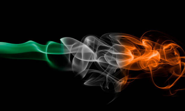 istock Ireland national smoke flag 857789200