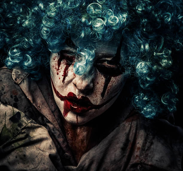 istock Angry Halloween Clown 857794282