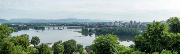 istock Harrisburg Cityscape Panorama 857802670