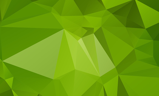 Green Paper Triangle Abstract Green Which Consist Of Triangles Geometric Background In ...