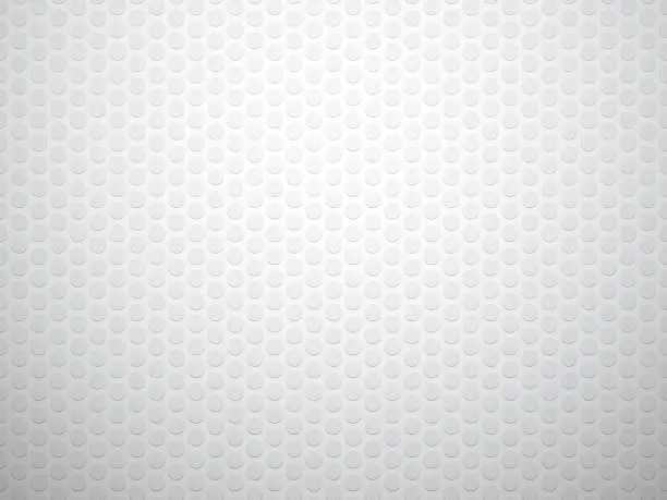 Vector illustration of metal steel background with polka dots