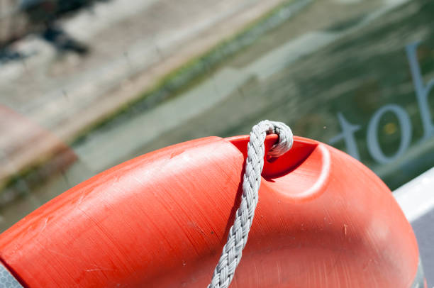 istock life ring on board a ship on the river Seine 857831466