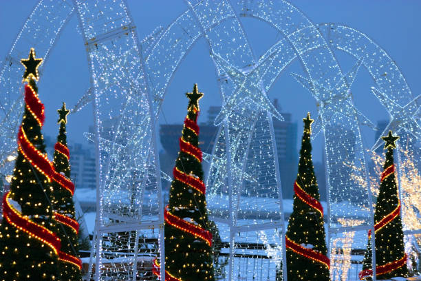 istock christmas decorations on the street 857833540