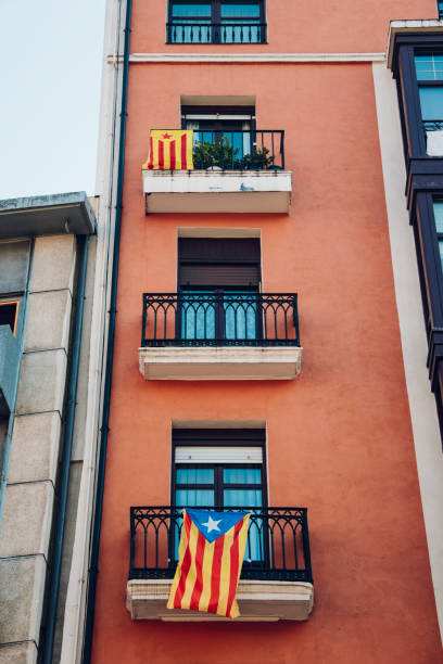istock Independentist Catalonian flag 857833806