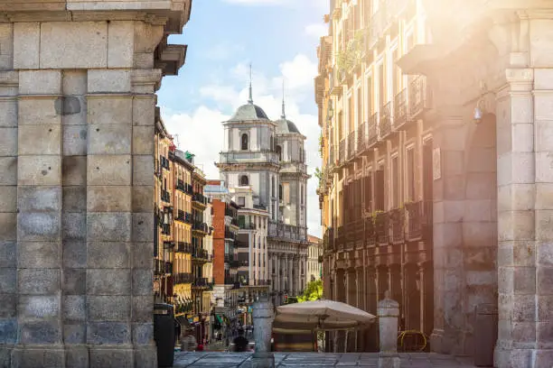 Madrid, Gate close to the Plaza Mayor

