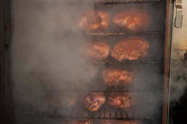 istock Pork in a smoker 857852038
