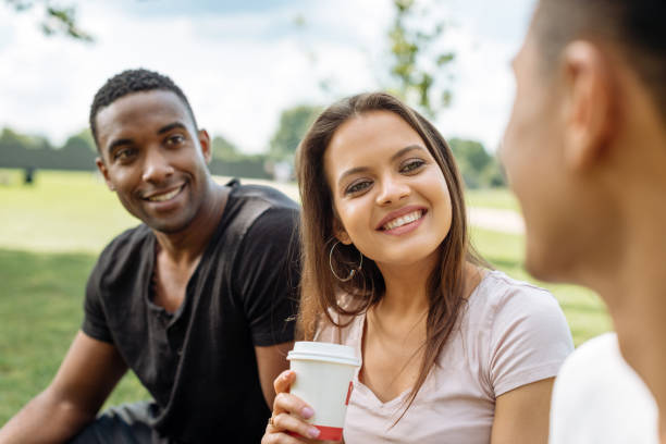 istock Multi ethnic group of people together 857852138