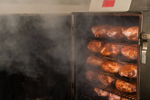 istock Pork in a smoker 857852268