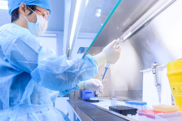 istock The scientist experimented in the laboratory 857852620