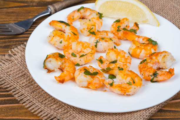 istock Shrimp scampi plate 857856886