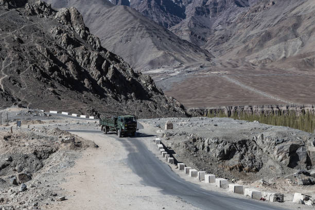 istock Army Truck in Ladakh 857861004