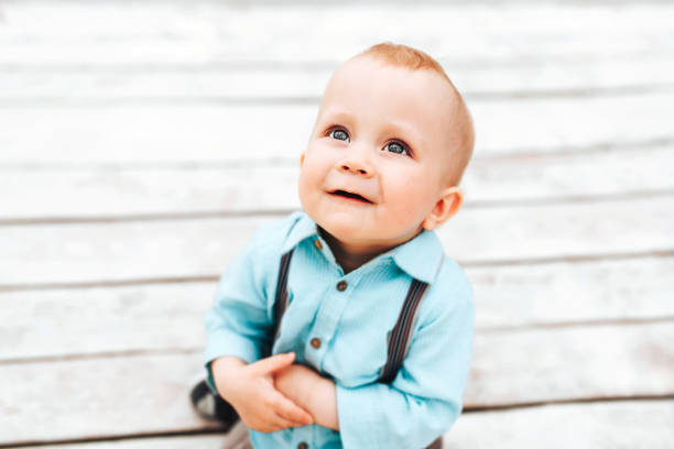 istock Cute little boy outdoor 857902014