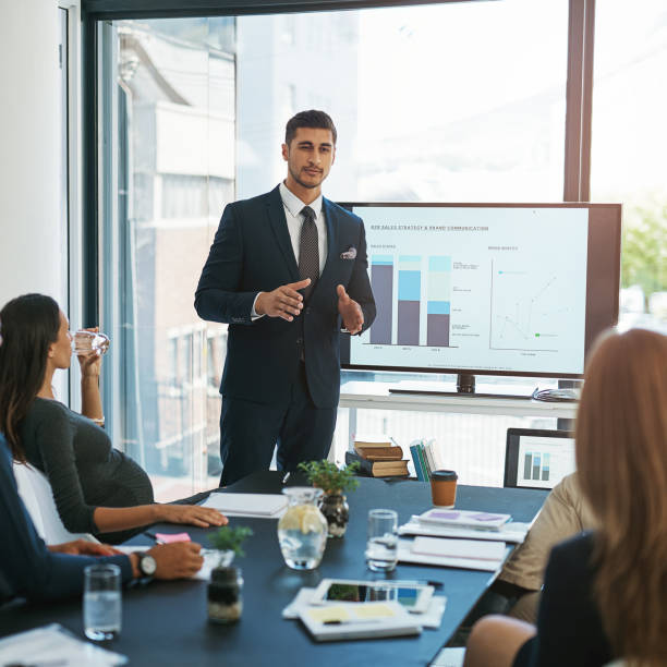 istock Giving a detailed explanation 857904710