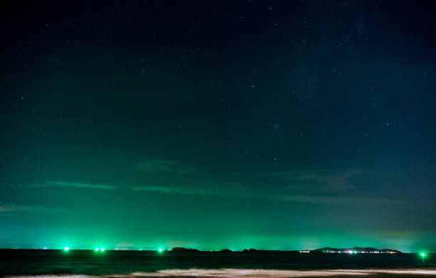 istock Star in the sky at night. 857906504