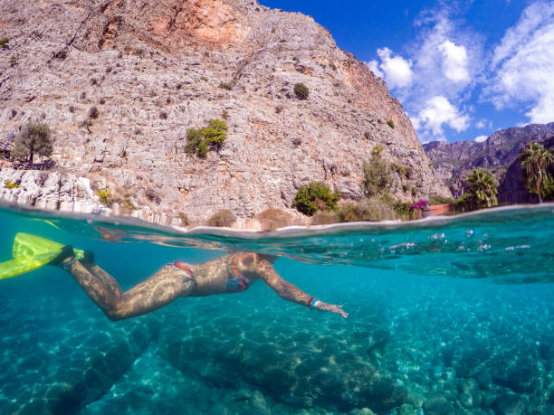 istock She swims in the Butterfly Valley. 857909876