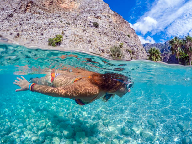 istock She swims in the Butterfly Valley. 857913468