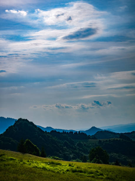 Pieniny Mountains in summer. Three Crowns Massif. Pieniny Mountains in summer. Three Crowns Massif. szczawnica stock pictures, royalty-free photos & images