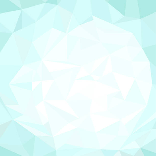 Abstract Turquoise Polygonal Triangular Pattern Background Light blue polygonal triangular pattern background turquoise stone texture stock illustrations