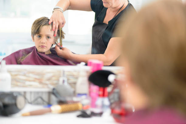 istock Kid at Barbershop 857931538