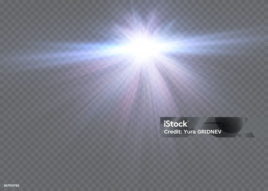 Led Effect Vector Vector Spotlight Light Effect Stock Illustration - Download Image Now ...