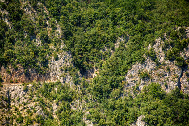 istock a tunnel on the mountain 857938978