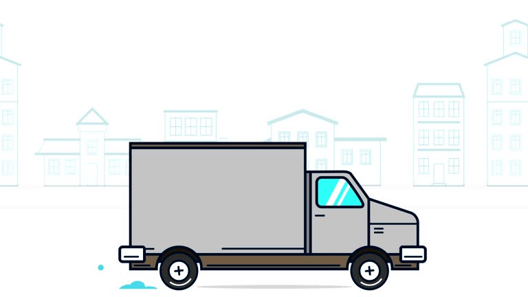 Cartoon Van Stock Videos and Royalty-Free Footage - iStock Cartoon Van Stock Videos and Royalty-Free Footage - iStock