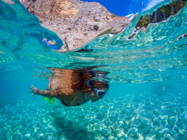 istock She swims in the Butterfly Valley. 857940312