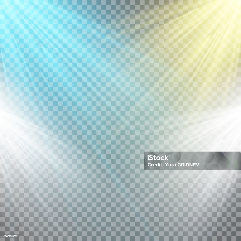 Vector Spotlight Light Effect Stock Illustration - Download Image Now ...