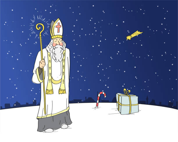 illustrations, cliparts, dessins animés et icônes de saint-nicolas - copernic